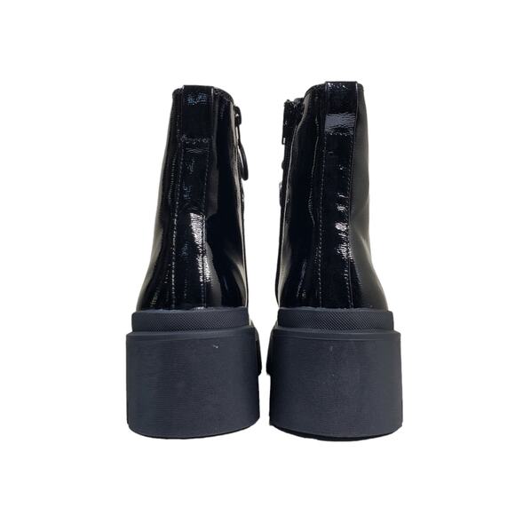 CALL IT SPRING Womens 9 Sidney Platform Lace-up Boot in Black NEW - Picture 7 of 12